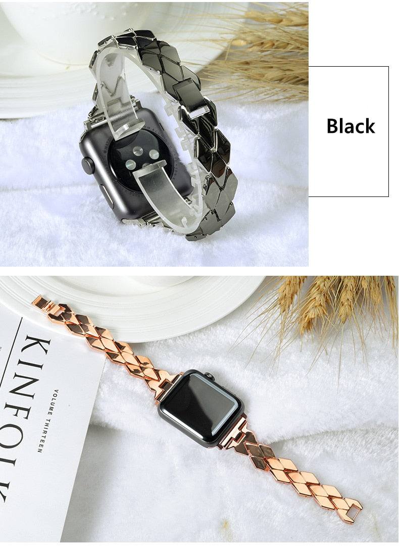 Stainless Steel Bracelet Band For Apple Watch - Premium Apple Watch Accessories from Dressmycell.com - Just $26.00! Shop now at Dressmycell.com Stainless Steel Bracelet Band For Apple Watch - Premium Apple Watch Accessories from Dressmycell.com - Just $26.00! Shop now at Dressmycell.com